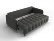 Trīsvietīgs dīvāns Micadoni Home Scaleta, tumši pelēks/melns cena un informācija | Dīvāni | 220.lv