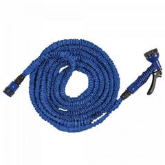 Шланг садовый растягивающийся с насадкой Bradas Trick Hose 5м-15м, синий цена и информация | Оборудование для полива | 220.lv