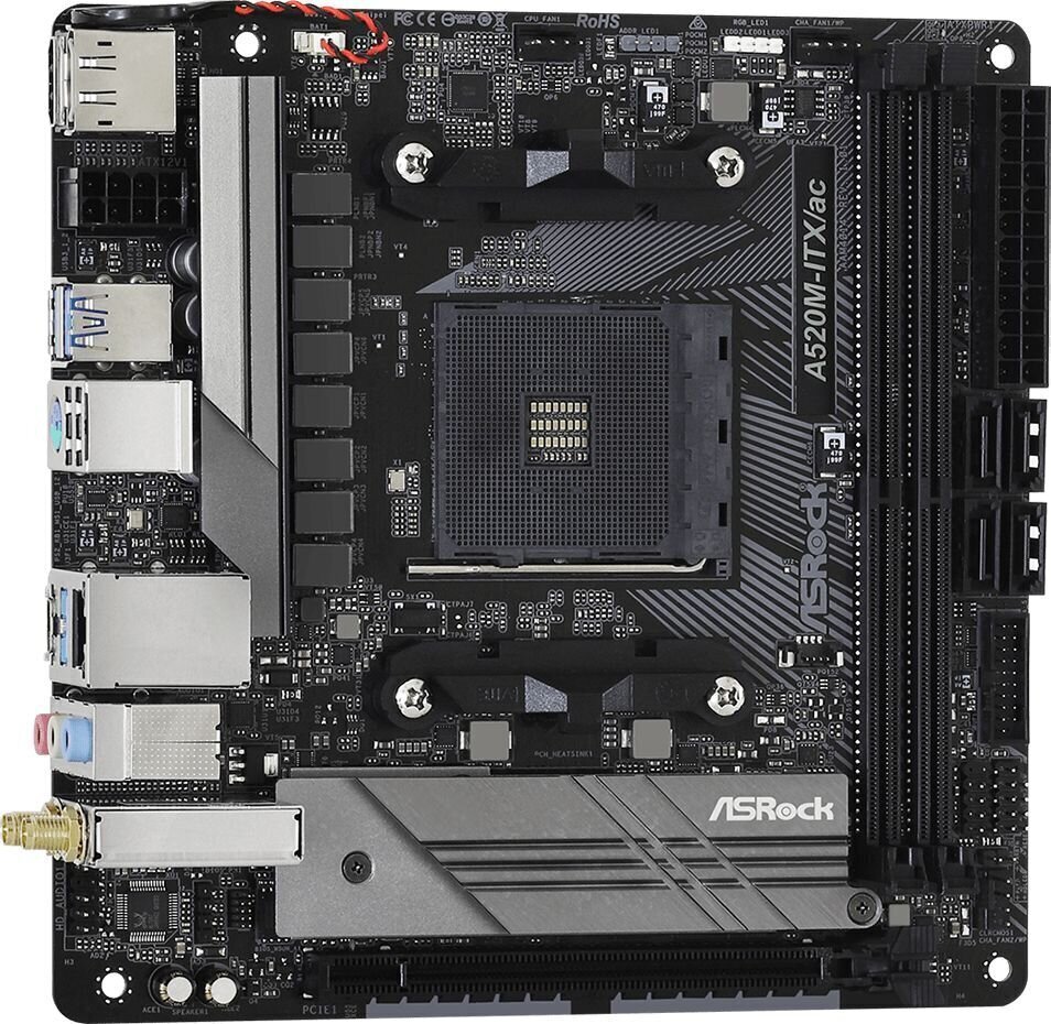 Datora aksesuārs ASRock 90-MXBDG0-A0UAYZ cena un informācija | Mātesplates | 220.lv