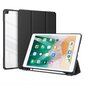 Dux Ducis Toby Smart Cover priekš iPad 9.7 '' 2018/iPad 9.7 '' 2017, melns cena un informācija | Somas, maciņi | 220.lv