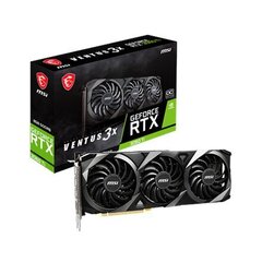 Видео карта MSI GeForce RTX 3060 Ti Ventus 3X 8G OC LHR версия NVIDIA цена и информация | Видеокарты (GPU) | 220.lv