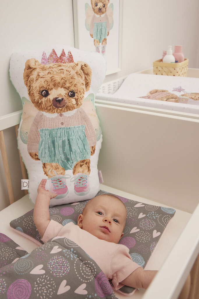 CebaBaby spilvens, Fluffy Puffy Nelly, W-852-132-680 цена и информация | Mīkstās (plīša) rotaļlietas | 220.lv