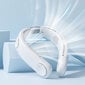 Pārnēsājams kakla dzesētājs - ventilators Vonivi, balts, 4000 mAh cena un informācija | Ventilatori | 220.lv