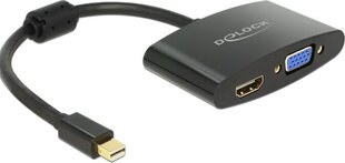 Delock 65553, Mini DP/HDMI/VGA цена и информация | Кабели и провода | 220.lv