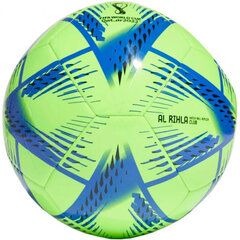 Futbola bumba Adidas Al Rihla Club Ball 2022, zaļa/zila cena un informācija | Adidas Kosmētika | 220.lv