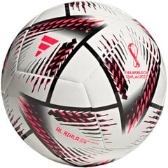 Futbola bumba adidas Al Rihla Club Ball balta/melni rozā H57778 цена и информация | Футбольные мячи | 220.lv