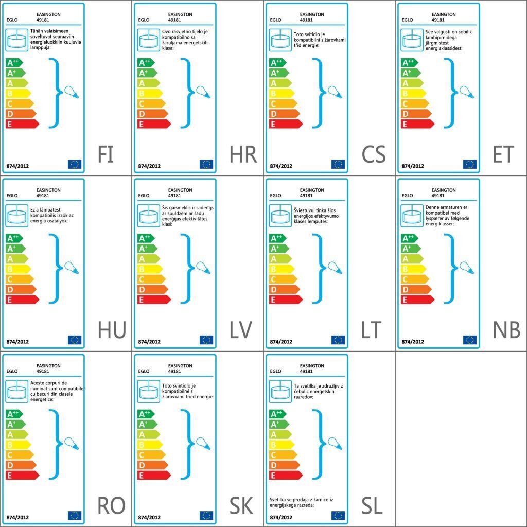 Eglo piekaramā lampa Easington, sudrabaina, 49181 cena un informācija | Lustras | 220.lv