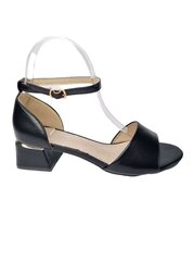 Sieviešu sandales uz papēža SEASTAR, melnas. cena un informācija | Seastar Apģērbi, apavi, aksesuāri | 220.lv