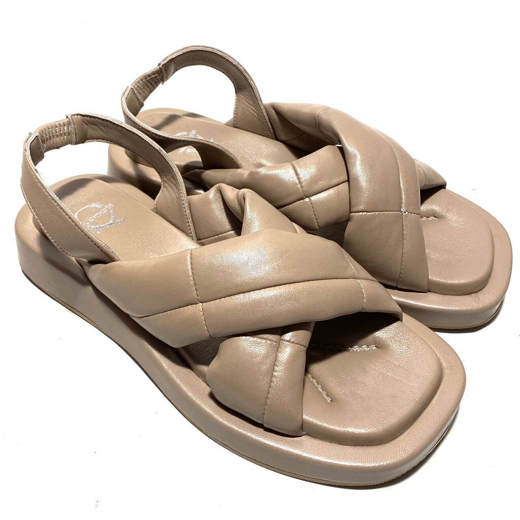 AQUAMARIN ādas sandales 155003 cena un informācija | Sieviešu sandales | 220.lv