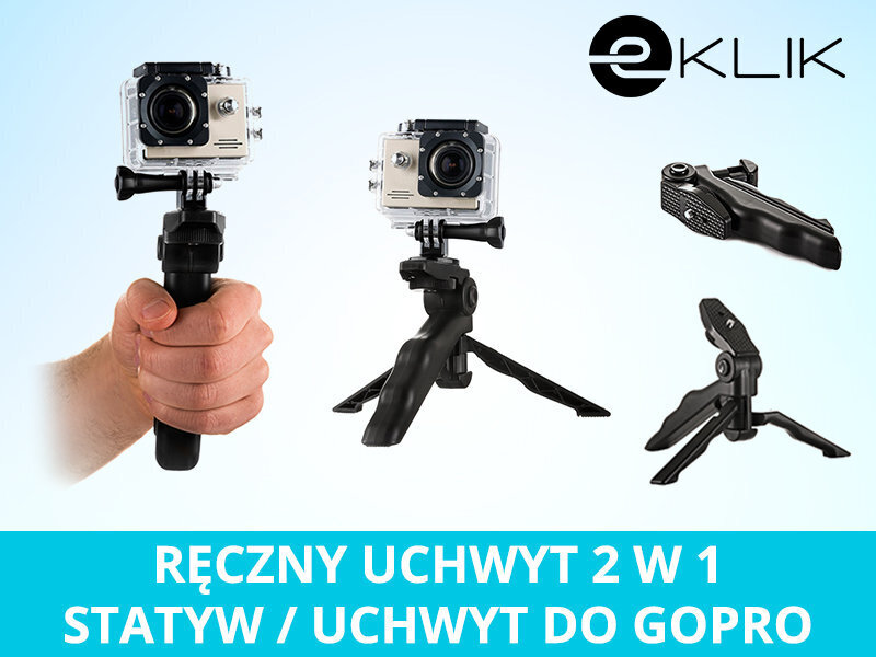 Hand Holder Grip with Tripod Stand for GoPro SJCAM Xiaomi цена и информация | Fotokameru statīvi | 220.lv