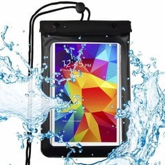Universal Waterproof Case Pouch Dry Bag for Phone or Tablet up to 8" black цена и информация | Чехлы для телефонов | 220.lv