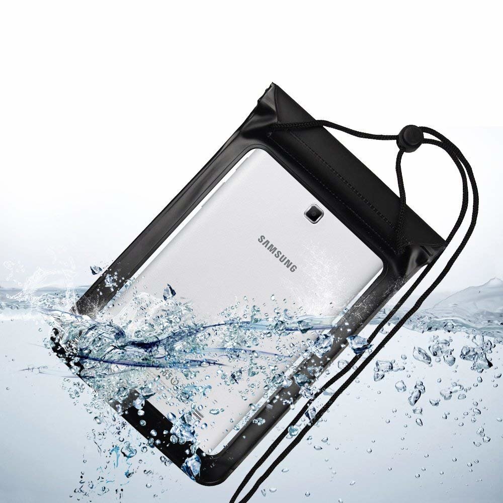 Universal Waterproof Case Pouch Dry Bag for Phone or Tablet up to 8" black cena un informācija | Telefonu vāciņi, maciņi | 220.lv