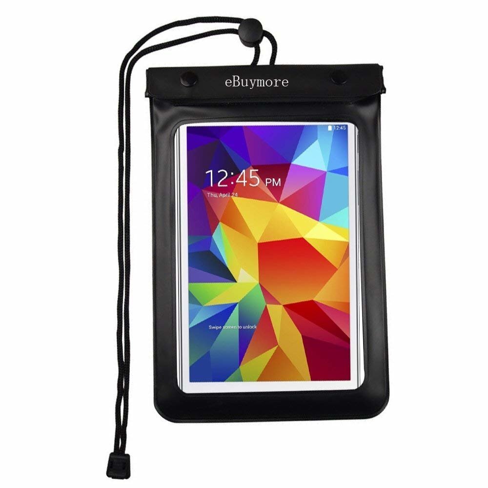 Universal Waterproof Case Pouch Dry Bag for Phone or Tablet up to 8" black цена и информация | Telefonu vāciņi, maciņi | 220.lv