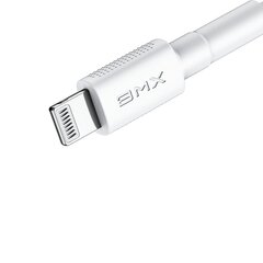 Baseus BMX MFI Mini Cable Durable Wire USB Type C PD 18W / Lightning 1.8m white (CATLSW-B02) cena un informācija | Savienotājkabeļi | 220.lv