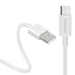 Dudao USB / micro USB data charging cable 3A 1m white (L1M white) cena un informācija | Savienotājkabeļi | 220.lv