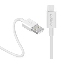 Кабель для зарядки данных Dudao USB / USB Type C 3A 1 м, белый (L1T) цена и информация | Кабели для телефонов | 220.lv