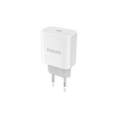 Адаптер для быстрой зарядки Dudao ЕС USB Type C Подача питания 18 Вт + USB Type C / Lightning (A8EU + кабель PD) цена и информация | Зарядные устройства для телефонов | 220.lv