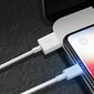 Dudao USB / Lightning data charging cable 3A 1m white (L1L white) cena un informācija | Savienotājkabeļi | 220.lv