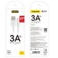 Dudao USB / Lightning data charging cable 3A 1m white (L1L white) cena un informācija | Savienotājkabeļi | 220.lv