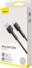 Baseus durable USB - USB Type C cable 3 A 1 m 480 Mbps black (CATGJ-01) cena un informācija | Savienotājkabeļi | 220.lv
