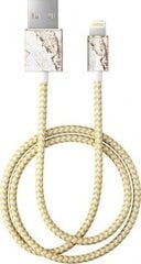 [NZ] iDeal Of Sweden - kabel lightning 1 m (Carrara Gold) cena un informācija | Savienotājkabeļi | 220.lv