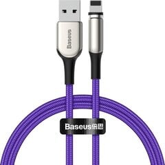 Baseus Zinc magnetic USB cable - Lightning 2A 1m violet (CALXC-H05) cena un informācija | Savienotājkabeļi | 220.lv