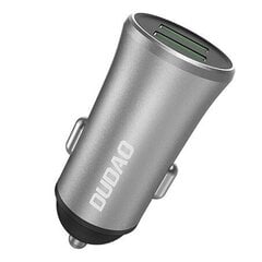 Смарт-автомобильное зарядное устройство Dudao 3,4A 2x USB (R6S серебристый) цена и информация | Зарядные устройства для телефонов | 220.lv