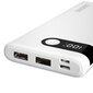 Dudao power bank 10000 mAh 2x USB / USB Type C / micro USB 2 A with LED screen black (K9Pro-02) cena un informācija | Lādētāji-akumulatori (Power bank) | 220.lv