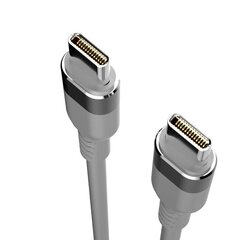 Dudao LC5MAX o 100W PD Type-c to type-c data cable 1m grey cena un informācija | Savienotājkabeļi | 220.lv