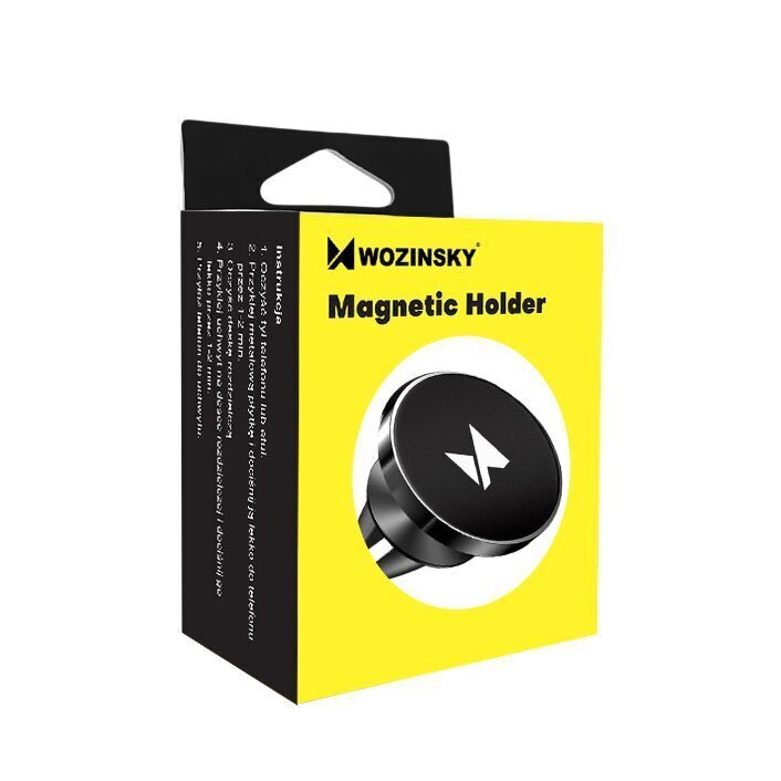 Wozinsky Universal Air Vent Magnetic Car Mount Holder black (WMH-04) cena un informācija | Auto turētāji | 220.lv