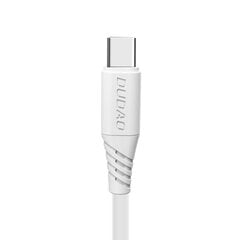 Кабель для быстрой зарядки Dudao USB / USB Type C 5А, 2 м, белый цена и информация | Кабели для телефонов | 220.lv