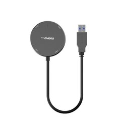 HUB переходник-разветвитель + кабель Dudao 4in1 USB - 1x USB 3.2 Gen 1 / 3x USB 2.0, черный (A15B) цена и информация | Адаптеры и USB разветвители | 220.lv