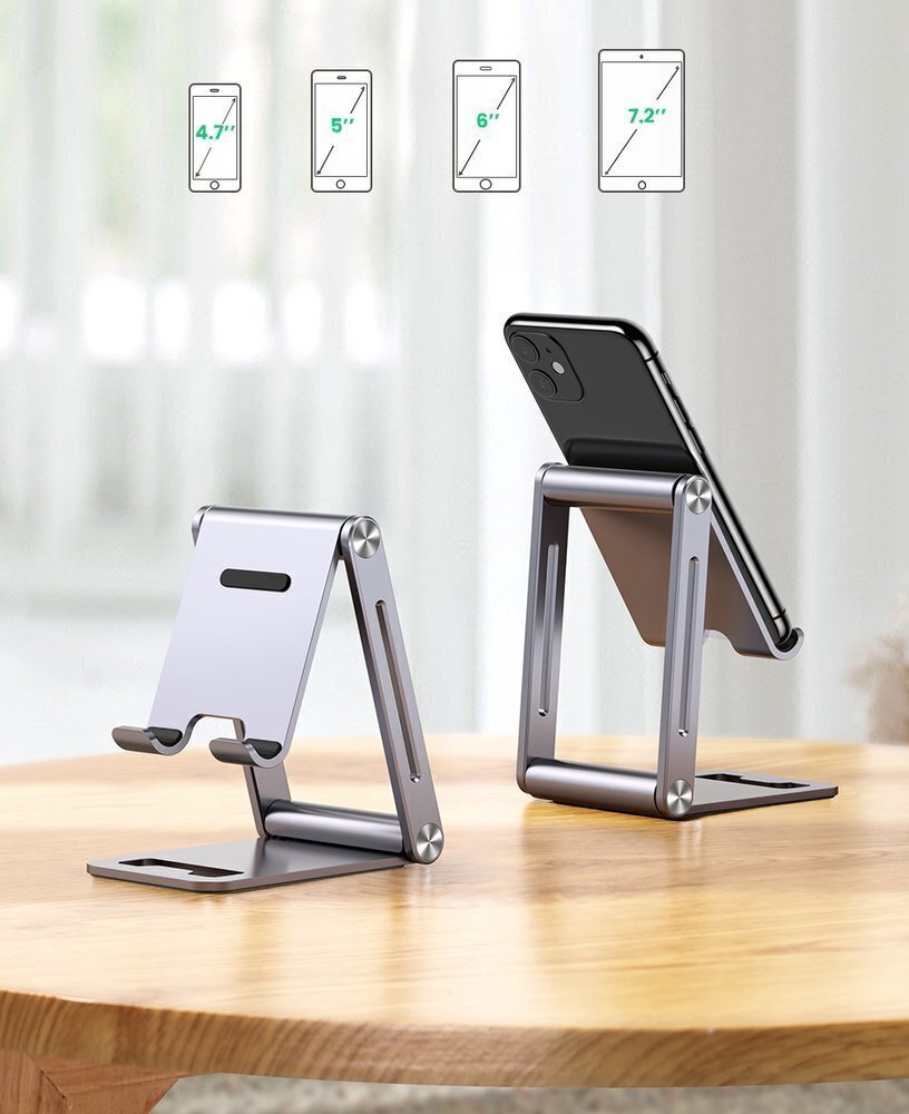 Ugreen Foldable Multi-Angle Phone Stand gray (LP263 80708) cena un informācija | Auto turētāji | 220.lv