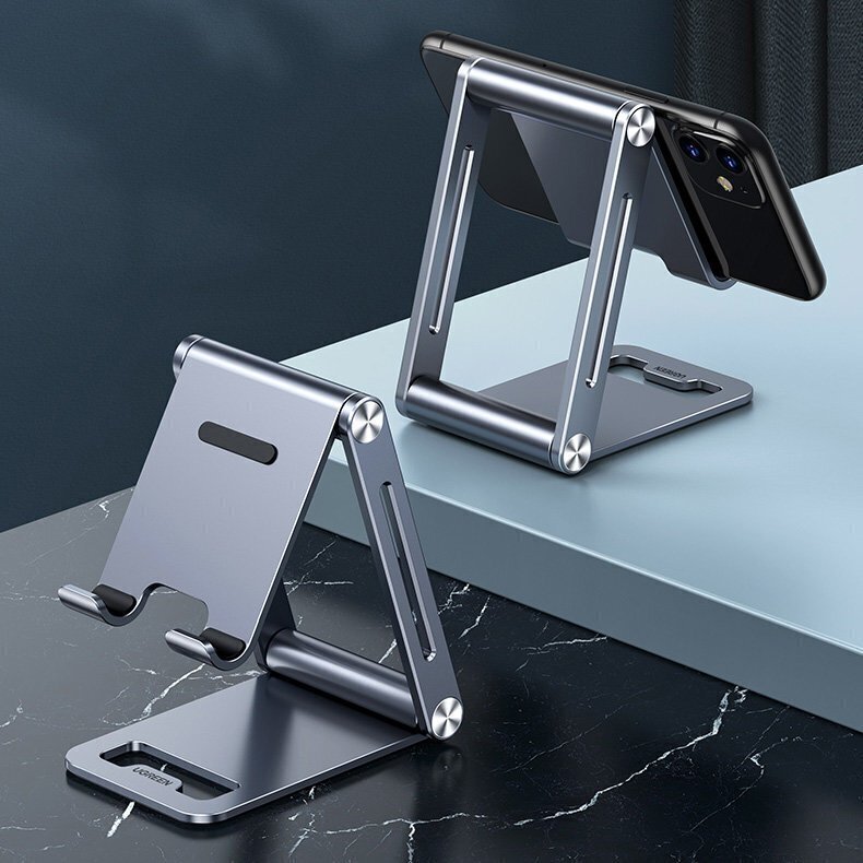 Ugreen Foldable Multi-Angle Phone Stand gray (LP263 80708) cena un informācija | Auto turētāji | 220.lv