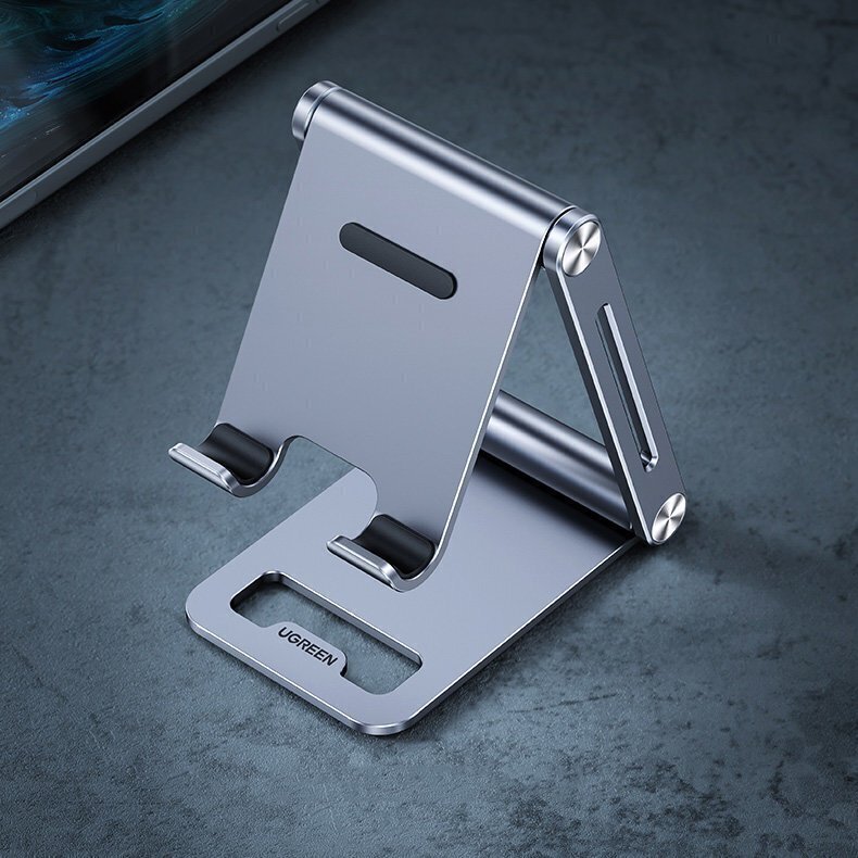 Ugreen Foldable Multi-Angle Phone Stand gray (LP263 80708) cena un informācija | Auto turētāji | 220.lv