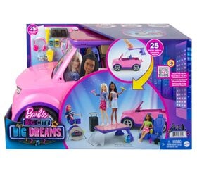 Rotaļu auto Mattel Barbie Big City Big Dreams GYJ25 cena un informācija | Barbie Rotaļlietas, bērnu preces | 220.lv