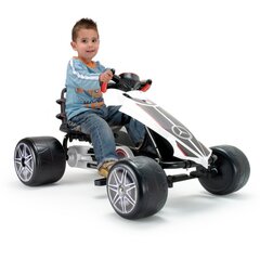 Go- Kart Injusa Mercedes Benz Pedāļu Balts (89 x 60 x 50 cm) cena un informācija | Rotaļlietas zēniem | 220.lv