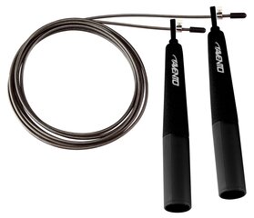 Скакалка AVENTO Steel Black 42HO, 290 см  цена и информация | Скакалка Tunturi Pro Adjustable Speed Rope | 220.lv