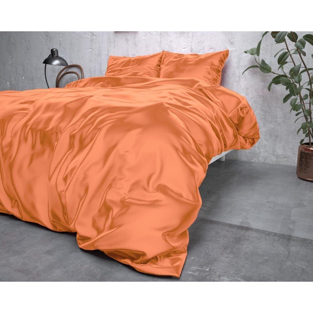 Beauty zīda gultas veļas komplekts, oranža, zīda mikrošķiedra цена и информация | Gultas veļas komplekti | 220.lv