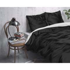 Sleeptime zīda gultas veļas komplekts, melnbalts, zīda mikrošķiedra цена и информация | Постельное белье | 220.lv