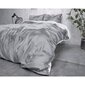 Beauty zīda gultas veļas komplekts, balti gaiši pelēks, zīda-mikrošķiedras cena un informācija | Gultas veļas komplekti | 220.lv