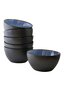 Keramikas bļodiņu komplekts Black Blue Jeans, 2, 14 cm, 6 gab цена и информация | Trauki, šķīvji, pusdienu servīzes | 220.lv
