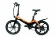 Saliekams elektriskais velosipēds Blaupunkt Fiene 20", oranžs cena un informācija | Elektrovelosipēdi | 220.lv