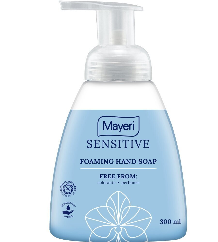 MAYERI Sensitive putu ziepes 300ml цена и информация | Ziepes | 220.lv