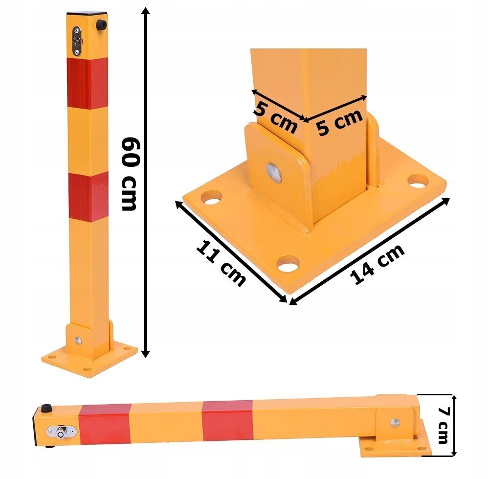 Stāvlaukums 60 cm - stabs цена и информация | Auto piederumi | 220.lv