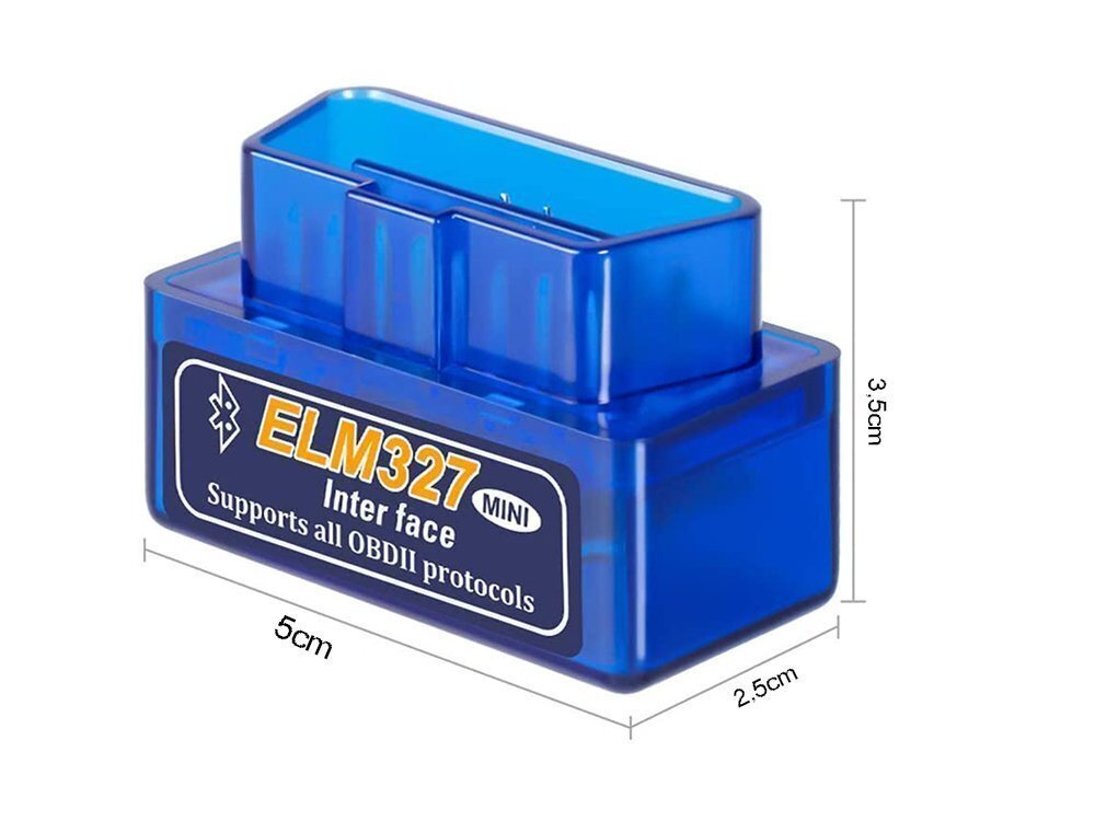 Interfejs elm 327 bluetooth bt Odbii obd2 mini pl cena un informācija | Auto piederumi | 220.lv