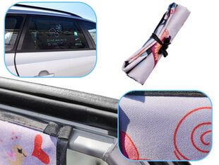 Магнитные шторы на окна автомобиля, олени цена и информация | Авто принадлежности | 220.lv