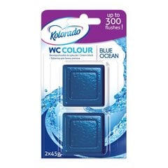 Tabletes tualetes poda tvertnei WC Colour Ocean 2gab cena un informācija | Tīrīšanas līdzekļi | 220.lv