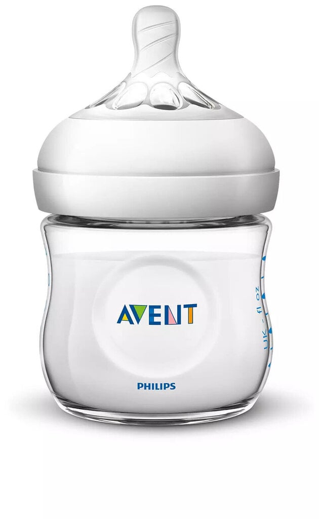 Plastmasas pudele Philips Avent Natural SCF030/17, 0+ mēn, 125 ml cena un informācija | Bērnu pudelītes un to aksesuāri | 220.lv