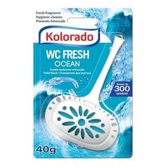 Tualetes bloks Kolorado Fresh Ocean 40g цена и информация | Чистящие средства | 220.lv